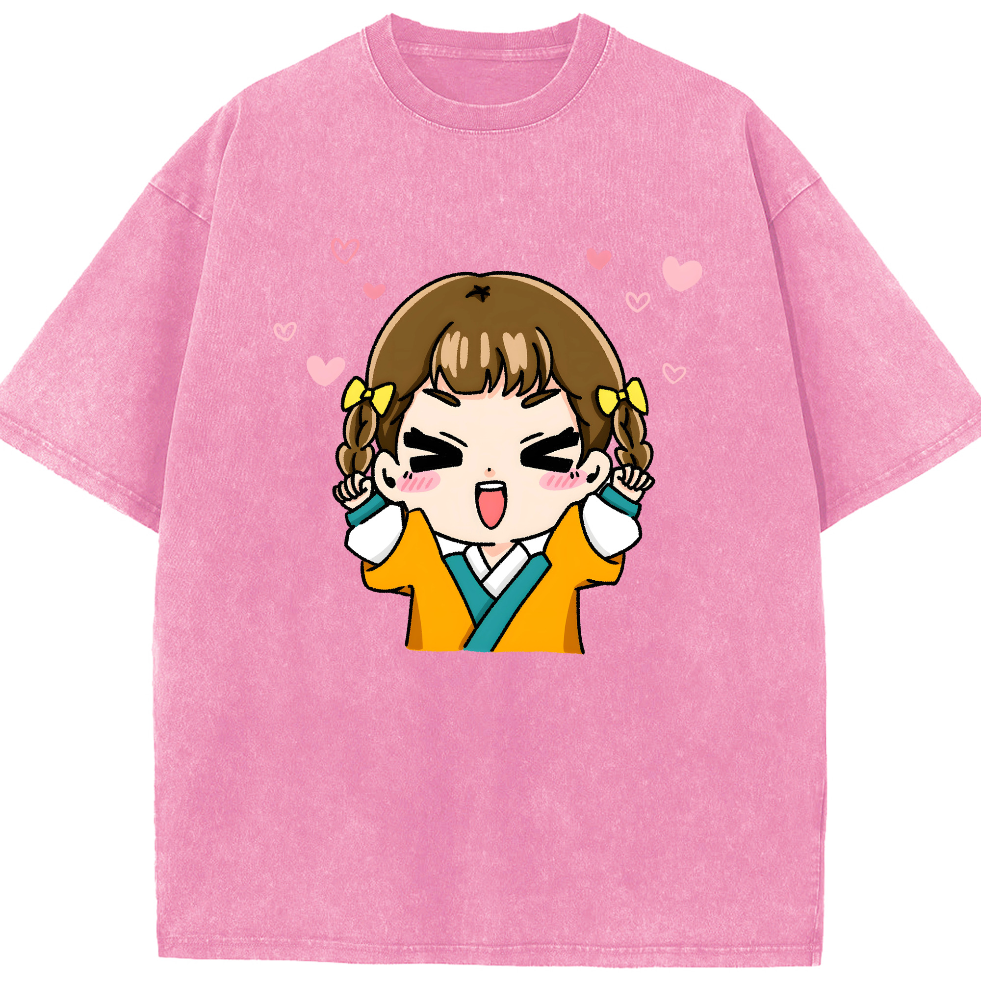 （画像用） 薬屋のひとりごと The Apothecary Diaries 綿100% ヴィンテージ風 半袖Tシャツ（フロントプリント）
